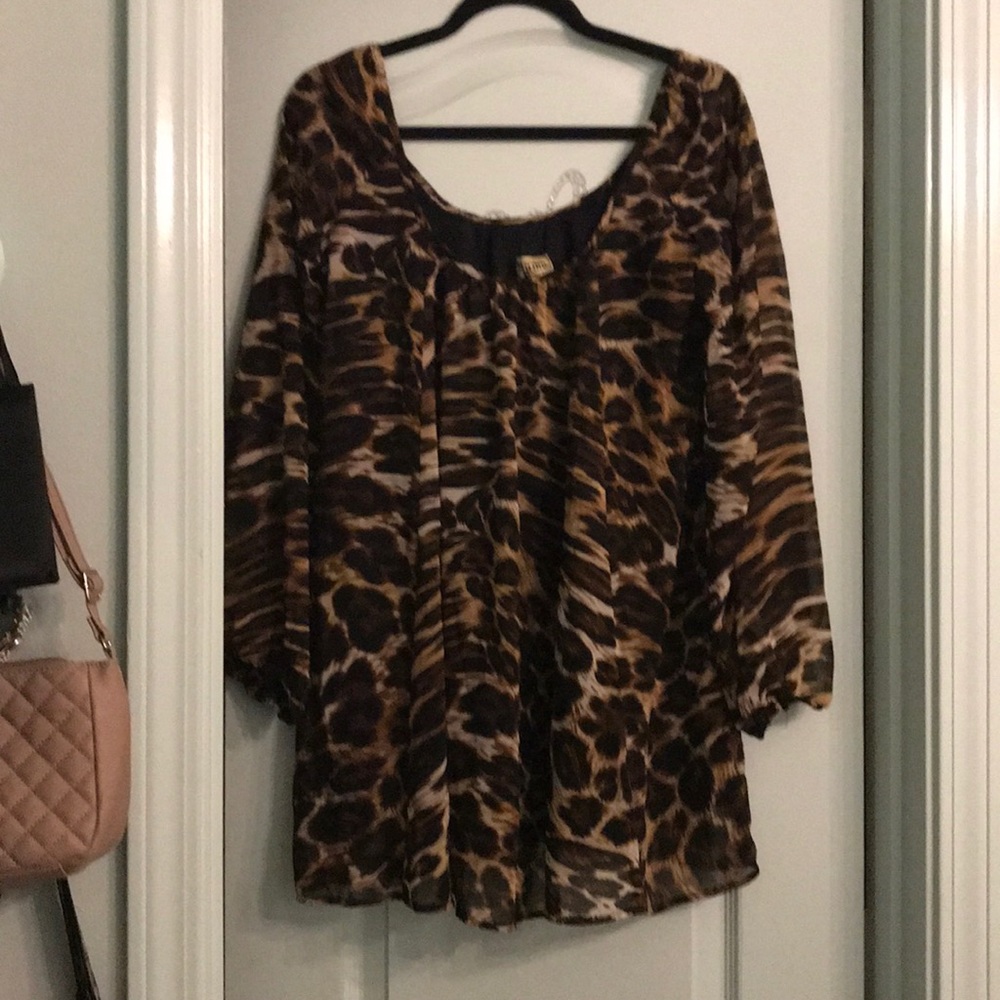 Leopard mini dress